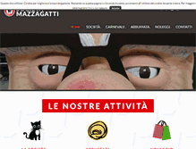 Tablet Screenshot of mazzagatti.it